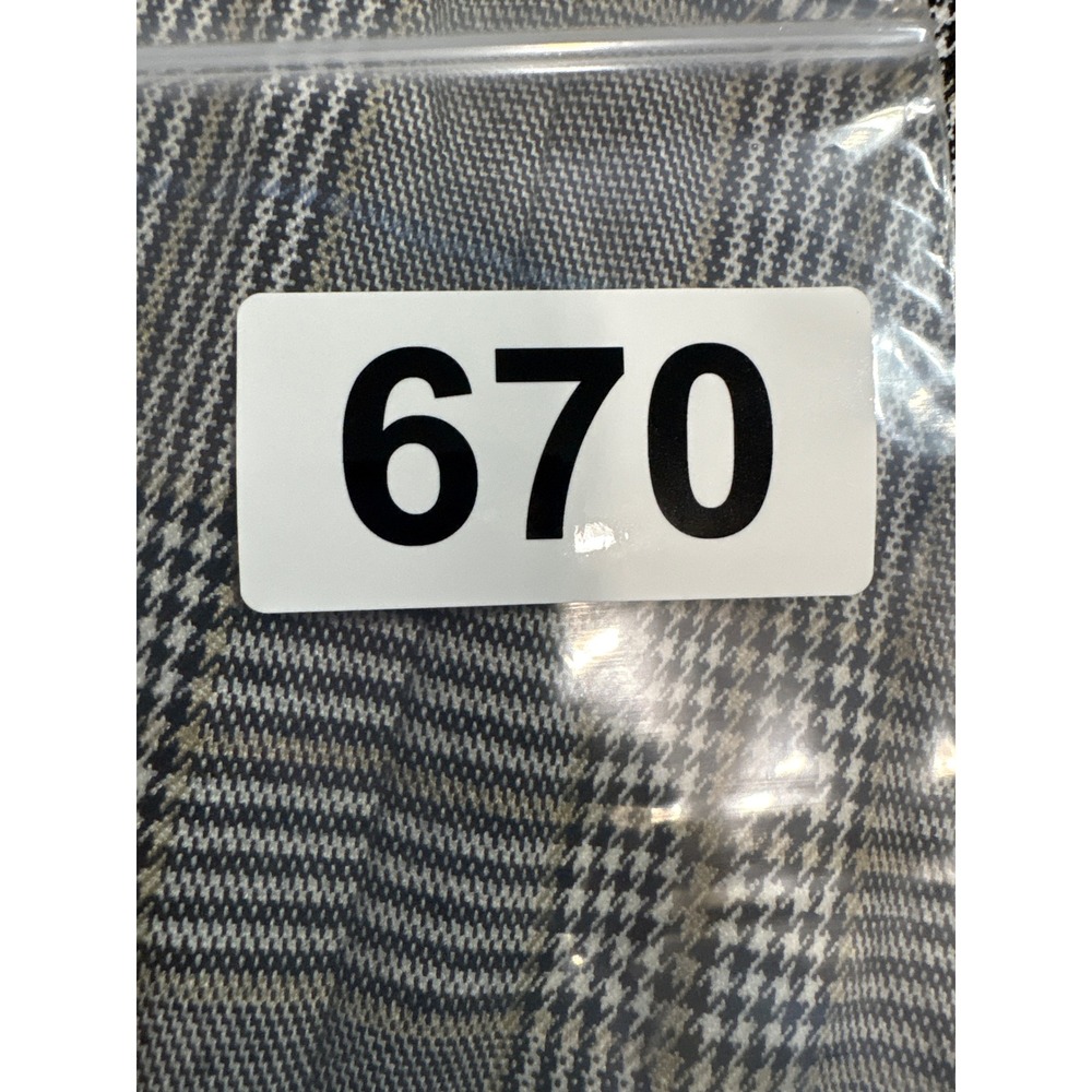 David Meister Grey Glen Plaid Sheath Dress Blue Ribbon Trim Cap Sleeve Size 6 - Picture 6 of 6